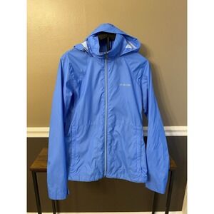Columbia Jacket Women's Size X-Large Switchback III Windbreaker Lightweight Blue